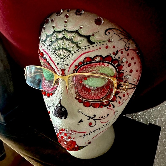 Authentic Tiffanny & Co EyeGlasses w Rhinestones Designer Made in Italy 10005b - Picture 9 of 10